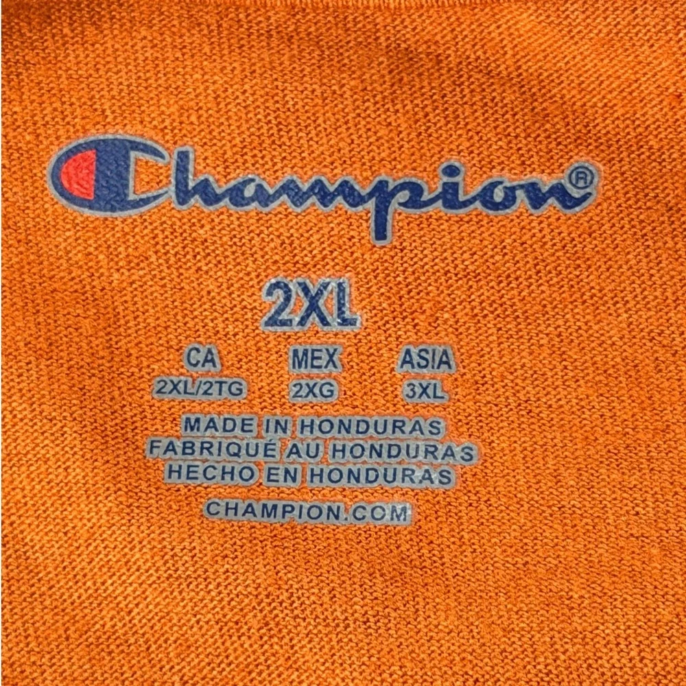 Champion Red River Rivalry Texas vs Oklahoma Tee XXL Orange College Football NWT - Picture 7 of 8